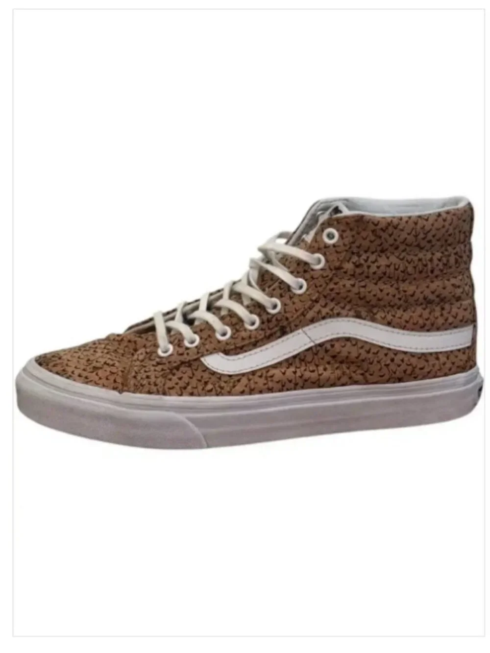 VANS Sk8 Hi Slim Embossed Cork High Top Sneakers Size 7.5 W/6‎ M